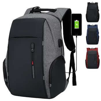 Мъжка бизнес чанта чанта за лаптоп Многофункционално USB-раница Раница с голям капацитет Адаптивни - Изображение 1  
