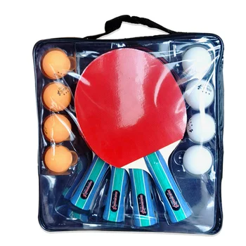 Набор на ракета за пинг-понг, ракети за тенис на маса с 3-звездни топки за игра на пинг-понг на закрито и на открито - Изображение 1  