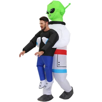Надуваеми костюми Астронавти за възрастни и деца Забавен Карнавалните костюми, от картун Аниме Пурим Хелоуин Парти Cosplay Костюм - Изображение 1  