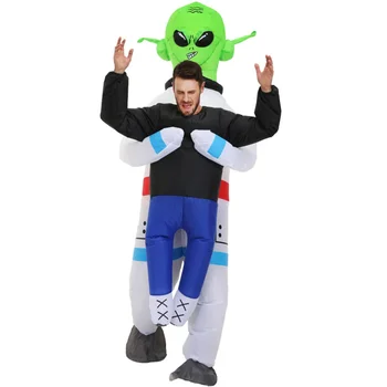 Надуваеми костюми Астронавти за възрастни и деца Забавен Карнавалните костюми, от картун Аниме Пурим Хелоуин Парти Cosplay Костюм - Изображение 2  