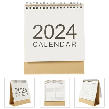 Настолен календар за 2023 2024 година, десктоп украса за рожден ден за момиче, украса за дома, Новост, Календар, Офис подарък Обръщане на страницата - Изображение 1  