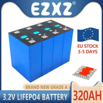 Нов 3.2 В 320AH 1-16 бр Lifepo4, Литиево-Желязо-Фосфатный Батерия САМ 12V 24V 36V 48V Елементи на Слънчевата Система за Съхранение За Електромобили - Изображение 1  