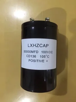 Нов електролитни кондензатори 100V50000UF 65X120 мм M5 LXHZCAP 100VDC50000MFD - Изображение 1  