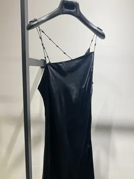Нова рокля на подтяжках, вредните матов черен цвят, от сексуално рождающее силна сила - Изображение 2  