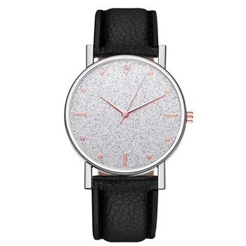 Новите часовници Дамски Модни ежедневни часовници с кожена каишка, прости дамски кварцов часовник с малък циферблат, ръчни часовници Montre Femme - Изображение 2  