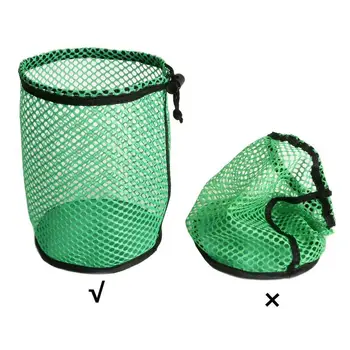 Окото чанта за голф Чанта за топки за голф С прибиращ шнуровым заключване Многофункционална мрежа за багаж-чанта за аксесоари за голф, за съхранение на - Изображение 2  