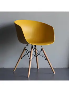 Офис столове Nordic модерен оранжев стол на Домакинствата висококачествени ресторант столове Бизнес столове Многоцветен - Изображение 2  