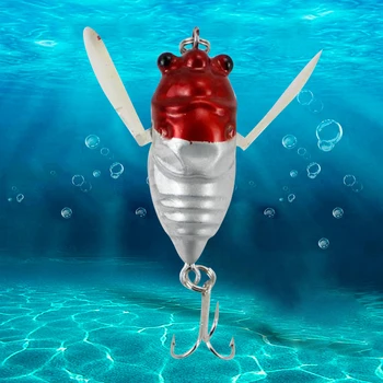Пластмасов Стръв на Цикада Jig Куки, 5 см, 6 г Имитация на Рибарската Стръв Topwater Плаващ за Морски Насекоми Люлка Принадлежности Аксесоари - Изображение 2  