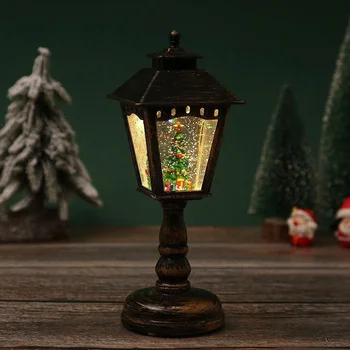 Подаръци за деца Лампа Happy Wind Уникални коледни украси Коледни Висящи орнаменти на Украса Продаваният лека нощ - Изображение 2  