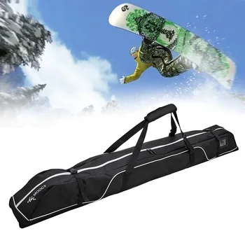 Преносим ски пръчка, переноска за ръце, Износостойкая чанта за носене на сноуборд, наплечная чанта за щеки и аксесоари за снежната екипировка - Изображение 2  