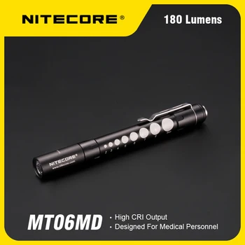 Преносим фенер NITECORE MT06MD е оборудван с led Nichia 219B LED 180 лумена, медицинска джобна медицинска дръжка на сверхдальние разстояние - Изображение 1  