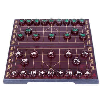 Преносими китайски шах (Xiangqi), набор от магнитни игри за пътуване, традиционни класически уроци стратегически игри Xiangqi - Изображение 1  