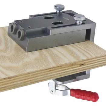 Пробивна локатор Инструменти за пробиване 9 мм строително дърводелски локатор punch Точност локатор направляващи тренировки Алуминиева сплав за дървообработване - Изображение 2  