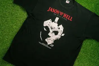 Реколта тениска 1993 година JASON GOES TO HELL от филм на ужасите 