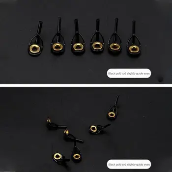 Риболовен пръстен от неръждаема стомана, Издръжлив, надежден, висококачествен За рибарска кука, на мига, примамка, рибарска пръстени, керамика - Изображение 1  