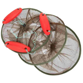 Риболовна кошница от метална мрежа, Множество Окото Клетка, Аксесоари, Телени мрежи за улов на съвсем малък, Сгъваема - Изображение 1  