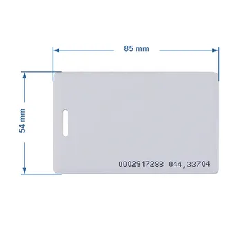 Смарт-125 khz RFID карта-сгъваем TK4100 EM4200 Карта за Контрол на достъпа ID-карта PVC с дебелина 1,8 мм 64 бита Стандарт ISO Само за четене - Изображение 2  