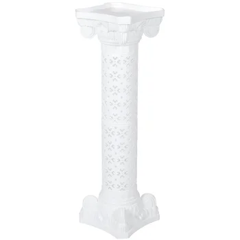 Статуя на гръцката колони Висок дисплей Гръцки пиедестал Бяла Римска поставка за колони Римска колона Пиедестал Колони Колони - Изображение 2  