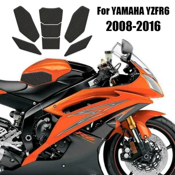 Стикер Защитна Облицовка На Резервоара на мотоциклета, 3D Стикер За YAMAHA YZFR6 YZF-R6 YZF R6 2008-2016 2014 2013 2012 2011 2010 2009 - Изображение 1  