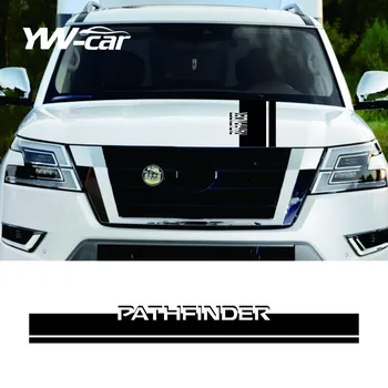 Стикер На предния Капак на Автомобила Nissan Pathfinder R51 S SL SV Platinum Graphics Vinyl DIY Стикер Аксесоари За Автотюнинга Украса - Изображение 2  