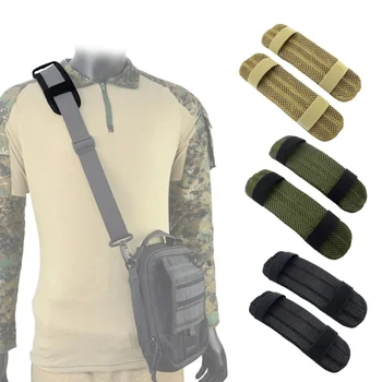Тактически наплечники за жилетка, универсална подвижна защитна подплата за през рамо раница, дишаща мрежа възглавница - Изображение 1  