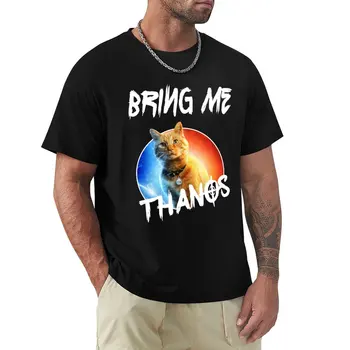 Тениска Goose-The-Flerken-Cat-Bring-Me-Thanos с графики, тениски с котки, мъжки ризи с графика аниме - Изображение 1  
