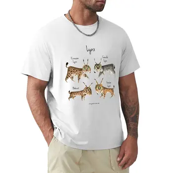 Тениска Lynx, забавно облекло от аниме, мъжки тениски по поръчка, стилни ежедневни - Изображение 1  