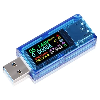 Тестер USB 3.0 Мултицет 3,7-30 0-4A USB Тестер за напрежение USB Цифров измерител на ток и напрежение, Волтметър - Изображение 1  
