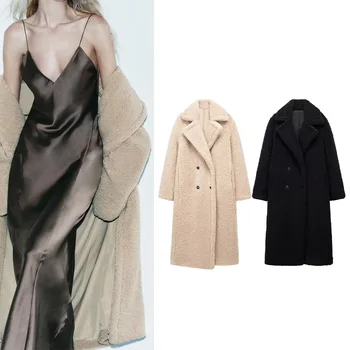 Удължавам флисовое палто Дамско Яке, топло и дебели палта в Есенно-зимната мода ежедневното дебели палта - Изображение 1  