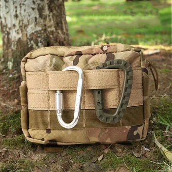 Уличен военен инструмент за Molle Utility EDC, поясная чанта за инструменти, тактическа медицинска чанта за оказване на първа помощ, калъф за телефон, ловна чанта, мъжка поясная чанта - Изображение 2  