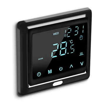 Умен термостат Sasha WiFi LCD панел за контрол на температурата за подгряване на пода Работи с Google Home, Алекса - Изображение 2  