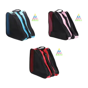 Чанта за ролери, дишаща чанта за кънки, сверхпрочный регулируема презрамка и горна дръжка, триъгълен чанта за кънки за момчета и момичета - Изображение 1  