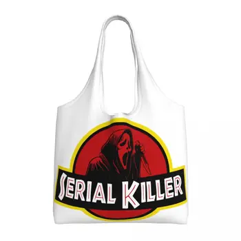 Чанти-тоут Kawaii Светия Serial Killer за пазаруване, торби за многократна употреба за филма 