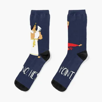 Чорапи с ангела и дявола на раменете, ботуши, коледни чорапи, дамски, мъжки чорапи - Изображение 1  