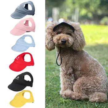Чудесен шапки за домашни любимци, лесна износостойкая брезентовая бейзболна шапка за малки кученца, шапки за домашни любимци, остроконечная шапка за кучета, одевалка - Изображение 1  